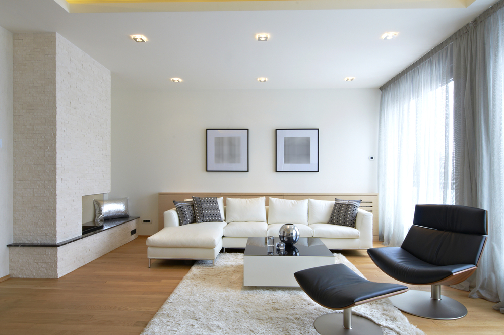 milieuvriendelijke spanplafonds en spanwanden in een cosy appartement