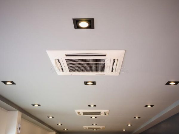 Airco integratie spanplafond