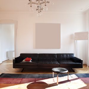 spanplafond spanwand projectie muur tension motion in een moderne woonkamer klassieke inrichting
