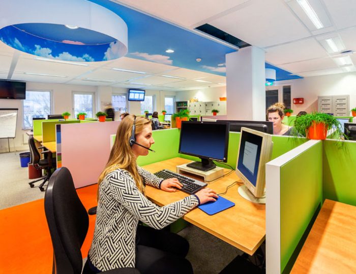 tension whisper akoestisch standaard spanplafond in een moderne callcenter spanplafond prijs